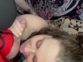 BBW Brunette With Big Blue Eyes Wants To Be Throat Fucked Cumshot On Face/In Mouth 🥵❤️