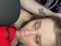 BBW Brunette With Big Blue Eyes Wants To Be Throat Fucked Cumshot On Face/In Mouth 🥵❤️