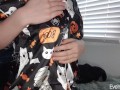 Satin Halloween Pyjamas Naked Try On