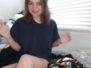 Satin Halloween Pyjamas Naked Try On