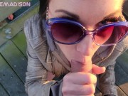 First Ever CUMWALK Along Public Pier