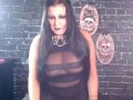 Virginia Slim 120s Goth Smoking Milf