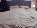 Guy Met with Whore in Fur Coat and Tights in Hotel Room to Fuck Her without Condom