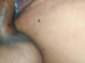 I pissed everything, omg. Married woman squirts while being fucked by the big dick until it's full o
