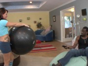 Vanessa Naughty wants to be able to handle big cocks but her pussy is the size of a keyhole.