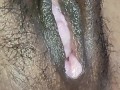 I see HAIRY BIG PUSSY My STEPSISTER closeup masturbate