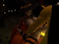 Sexy Witch Fucks the Pumpkin King on Halloween