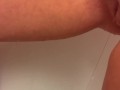 Cruise ship spa shower piss. Trying not to get caught