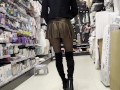 🔥my shortest skirt to go to public  store