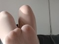 Nylon Strümpfe und du bist mein Sklave!