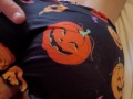 I Cum on Stepsis's Halloween Pajama instead of Massage