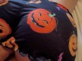 I Cum on Stepsis's Halloween Pajama instead of Massage