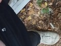I jerk off in public place. Masturbate in the public park
