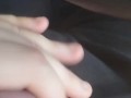 I jerk off in car in public place. Crazy orgasm on the touch and flash my dick
