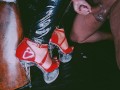 LittleMissTipToes - Dominant Goddess Milks Her Submissive Over Red High Heels