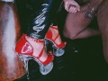 LittleMissTipToes - Dominant Goddess Milks Her Submissive Over Red High Heels