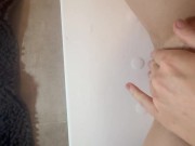 Pink pussy on the verge of orgasm, fuck me with your hard cock and I'll cum