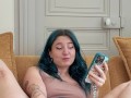 Je me gode sur la photo d'un abonné - Française orgasme dick pic