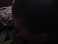 Sneaky blow job don't get caught