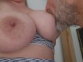 BIG LACTATING TITS SIZE 20GG GET SUCKED