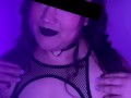 My First Dildo DP - Asian Goth Fucks Fat Ass and Pussy with Purple Dildos (Anal Creampie on OF)