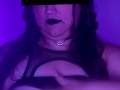 My First Dildo DP - Asian Goth Fucks Fat Ass and Pussy with Purple Dildos (Anal Creampie on OF)