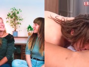 Ersties - Die beiden Saarländerinnen Kate und Nicky F. lecken sich gegenseitig die Muschis