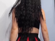 Slutty cheerleader strips for you