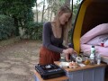 Lonely Girl Outdoor Camping ASMR