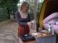 Lonely Girl Outdoor Camping ASMR