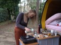 Lonely Girl Outdoor Camping ASMR