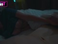Step mom fucks with step son till twice cum in shared hotel room with one bed