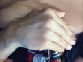 Naughty school girl masturbating