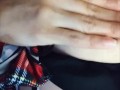Naughty school girl masturbating