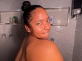sex in the bathroom brunette with big booty while the family is in the living room -nysdel-