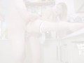 Maid Rae gets fucked and creampied in the kitchen