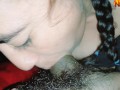 Espectacular mamada corrida en mi boca, me tragué toda la leche de mi Compadre.