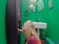 Gloryhole: Teen Schoolgirl Sucks Cock