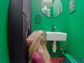 Gloryhole: Teen Schoolgirl Sucks Cock