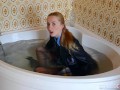 College Uniform - Sophia Smith Taking A Bath In Panties!