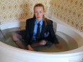 College Uniform - Sophia Smith Taking A Bath In Panties!