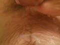 short clip's compilation featuring a big white cock cumming and pissing, with slowmotion cumshots