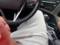 Someone else's wife sucks my big dick in the car