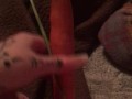 Carrot in pussy