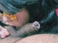Camera Man Manages To Put Cock In The Girl Mouth.
