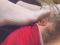 Sweaty gym sock slave is my foot stool - Trailer
