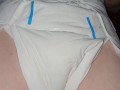 Diaper girl showing shes a good girl for not wetting