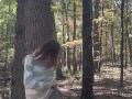 Deer Girl Fucked in the Woods for First Time