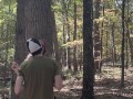 Deer Girl Fucked in the Woods for First Time