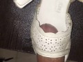 Lot of Cum in White Small Sandal